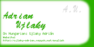adrian ujlaky business card